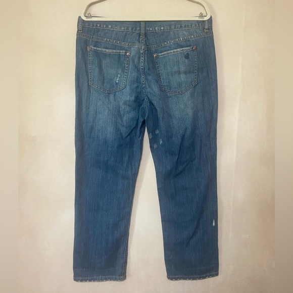 Olsenboye EUC size 36x26 patch casual straight leg denim jeans button fly - Picture 3 of 6